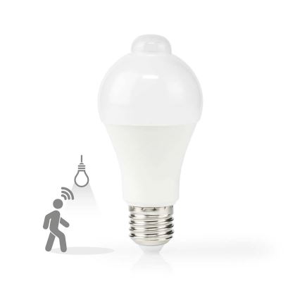 LED žiarovka so senzorom pohybu a súmraku A60 E27/4,9W/230V 3000K
