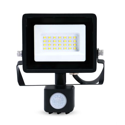 LED reflektor do zásuvky so senzorom pohybu a súmraku LED/20W/230V IP44