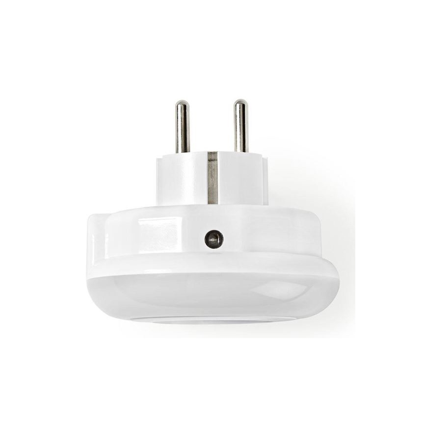 LED Nočné svetlo so senzorom LED/0,6W/230V