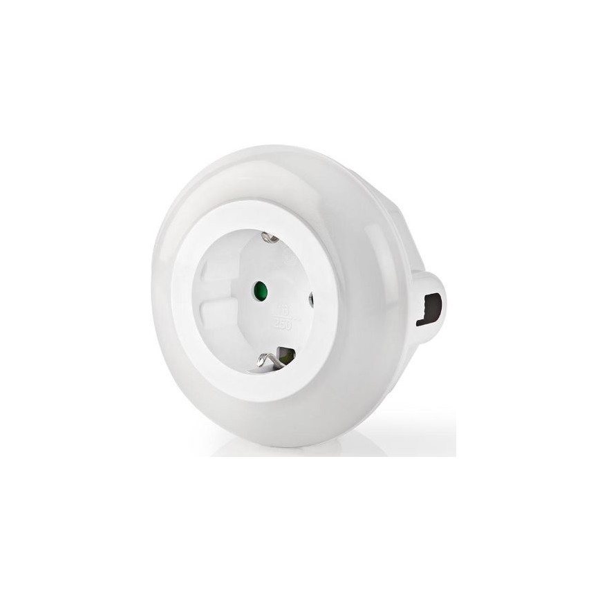 LED Nočné svetlo so senzorom LED/0,6W/230V