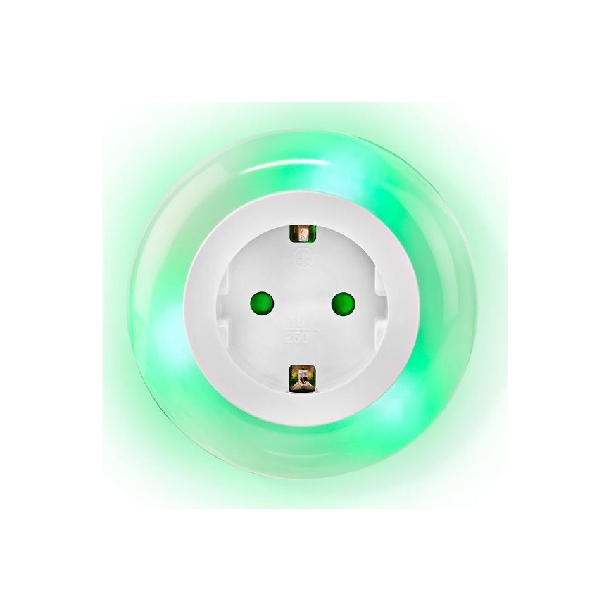 LED Nočné svetlo so senzorom LED/0,6W/230V