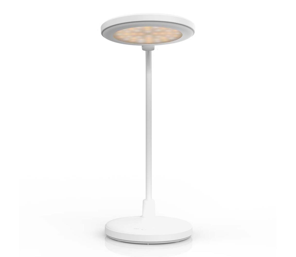 LTLRM11WT - LED stmievateľná nabíjateľná dotyková lampa LED/6W/1200 mAh 3000/4000/5700K biela LTLRM11WT