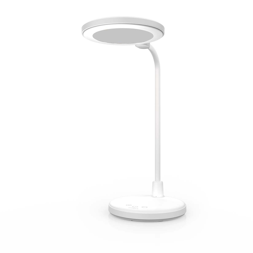 LED stmievateľná nabíjateľná dotyková lampa so zrkadlom LED/6W/1200 mAh 3000/4000/5700K CRI 90 biela