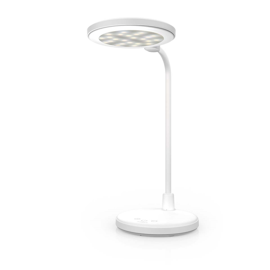 LED stmievateľná nabíjateľná dotyková lampa so zrkadlom LED/6W/1200 mAh 3000/4000/5700K CRI 90 biela