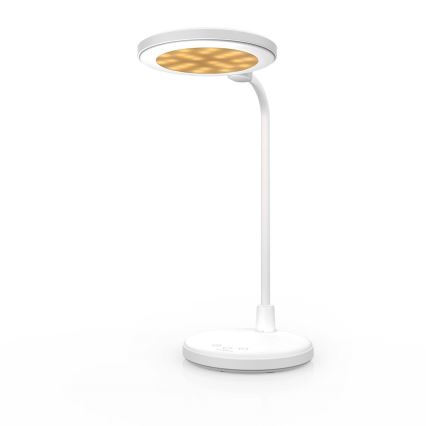LED stmievateľná nabíjateľná dotyková lampa so zrkadlom LED/6W/1200 mAh 3000/4000/5700K CRI 90 biela