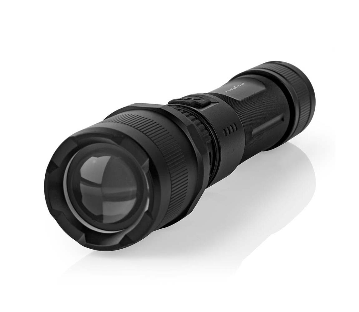 LTRR10WBK-LED Stmievateľná nabíjateľná LED baterka/10W/5V 2200 mAh IPX4 čierna LTRR10WBK