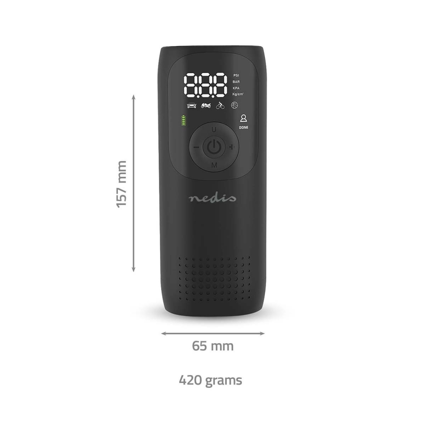 Digitálny vreckový kompresor 4000 mAh 5V