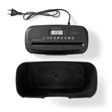 Skartovač papiera A4 objem 10 l 230 V čierna