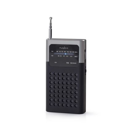 Vreckové FM rádio 1,5W/2xAAA