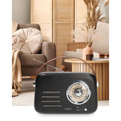 Retro FM rádio 3 W / 5 V 1500 mAh