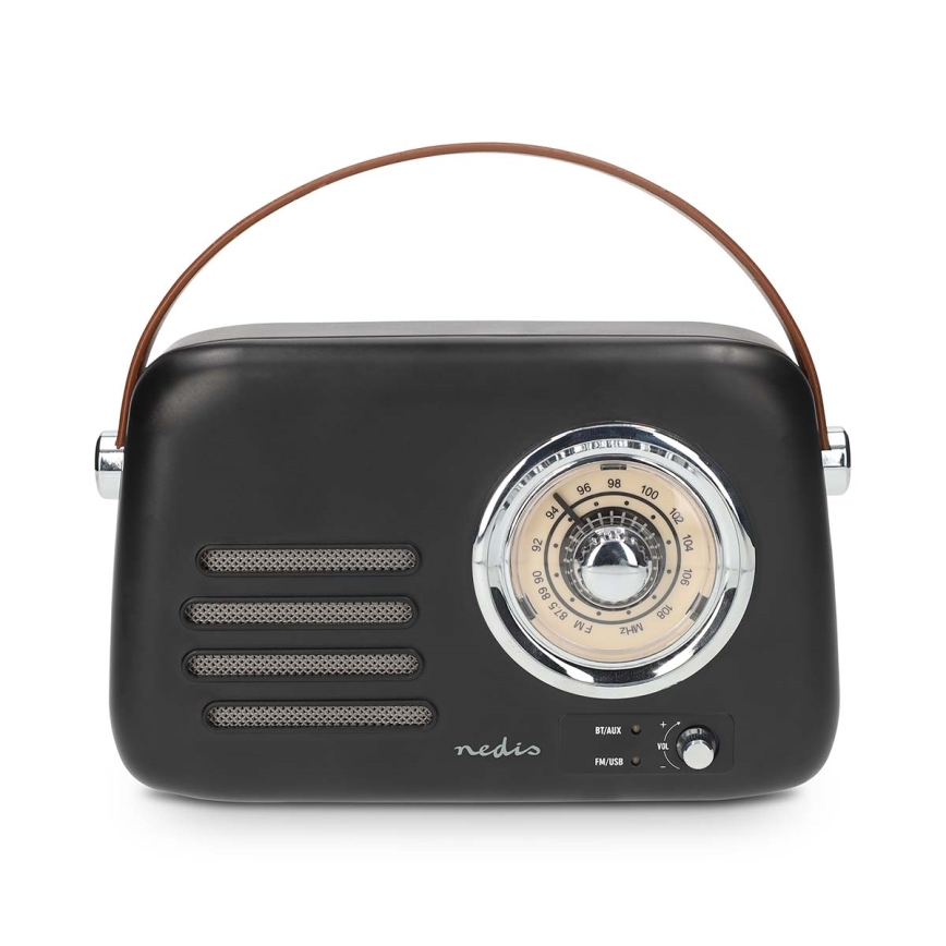Retro FM rádio 3 W / 5 V 1500 mAh
