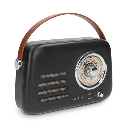 Retro FM rádio 3 W / 5 V 1500 mAh