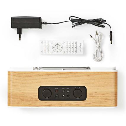 Multifunkčné internetové rádio 34W/230V DAB+ FM Wi-Fi Bluetooth USB + diaľkové ovládanie