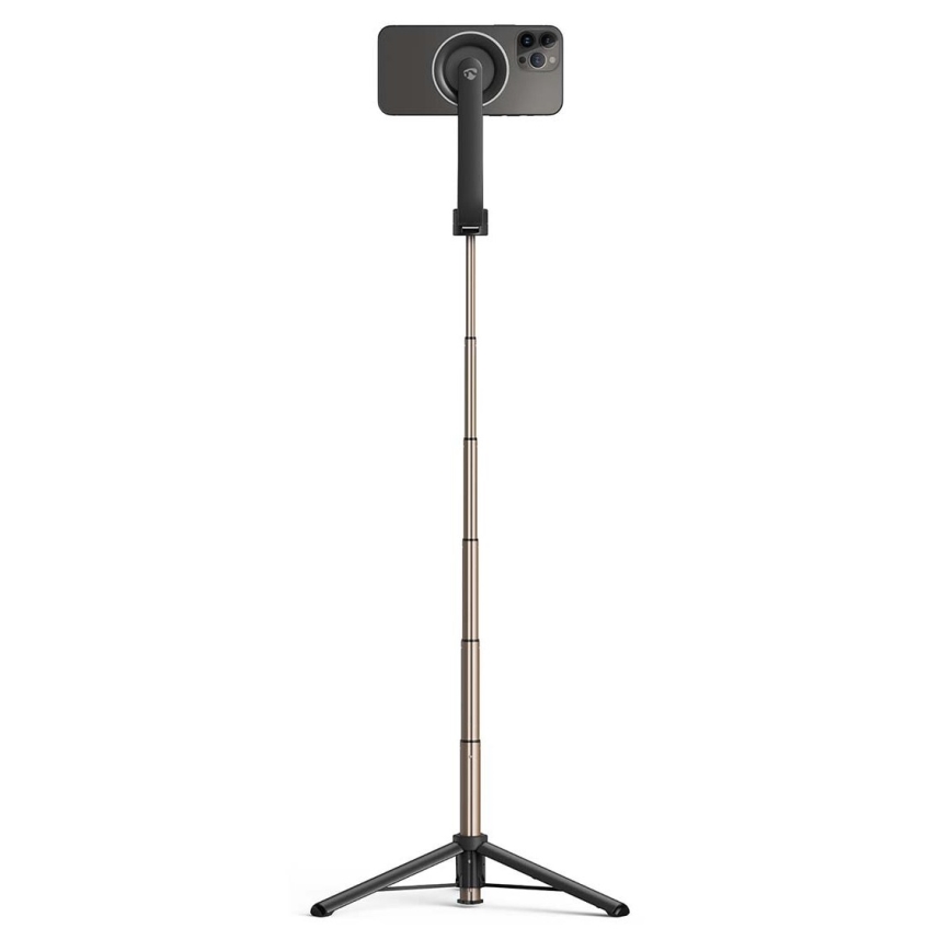 Magnetická skladacia selfie tyč 2v1 so stojanom + diaľkovým ovládaním