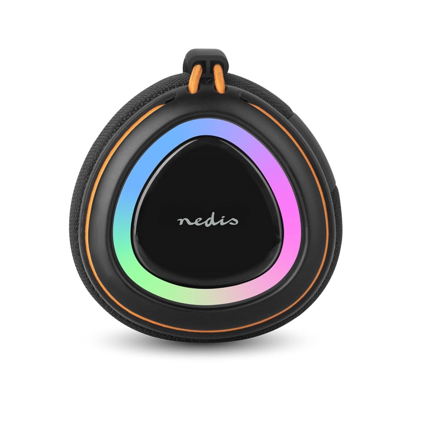LED nabíjací reproduktor 60 W / 2000 mAh, IPX4, čierny