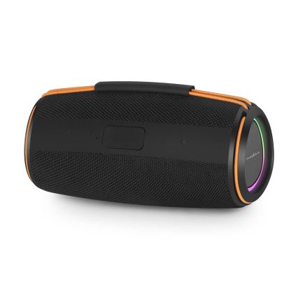 LED nabíjací reproduktor 60 W / 2000 mAh, IPX4, čierny