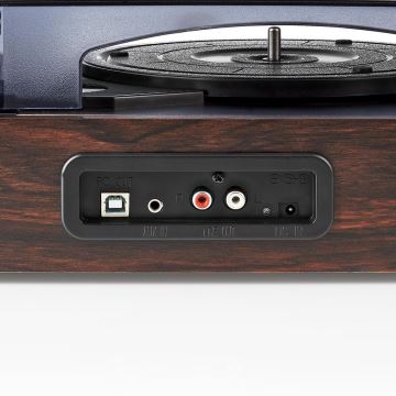 Gramofón s počítačovým prevodom 2x9W + kryt proti prachu