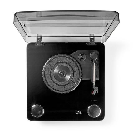 Gramofón s prevodom cez rozhranie USB 2x9W + kryt proti prachu