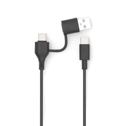 Powerbanka 2v1 magnetická s bezdrôtovým nabíjaním MagSafe 5000 mAh čierna