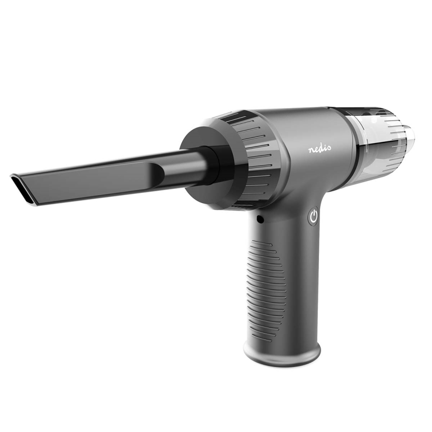 Dobíjací ručný vysávač 2v1 90W/6000 mAh šedá/čierna