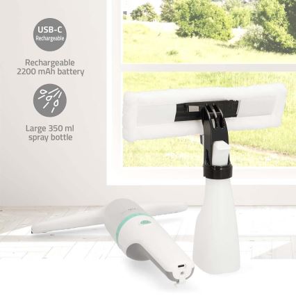 Nabíjací okenný vysávač 12W/2200 mAh