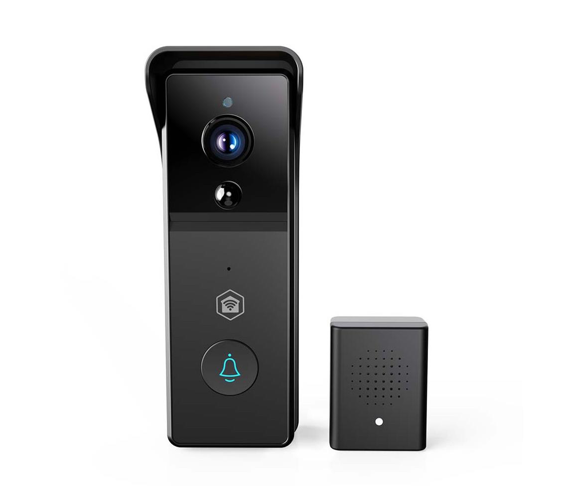 WIFICDP21BK - Videozvonček so senzorom, 4400 mAh, Full HD 1296p, IP44, Wi‑Fi, Tuya WIFICDP21BK