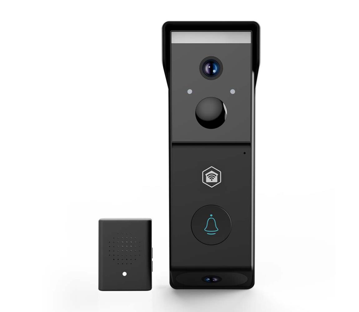 WIFICDP31BK-Videozvonček so senzorom 4400 mAh 2x Full HD 1080p IP54 Wi-Fi Tuya WIFICDP31BK