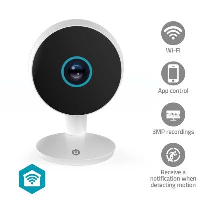 Inteligentná kamera Smartlife 5V 3 MP Full HD 1296p Wi-Fi Tuya