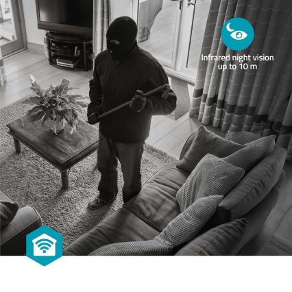 Inteligentná kamera Smartlife 5V 3MP Full HD 1296p Wi-Fi Tuya