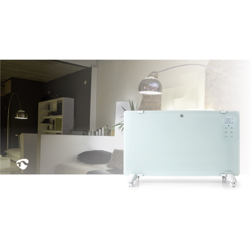 Elektrický priamotop/konvektor 2000W/230V Wi-Fi IP24 termostat