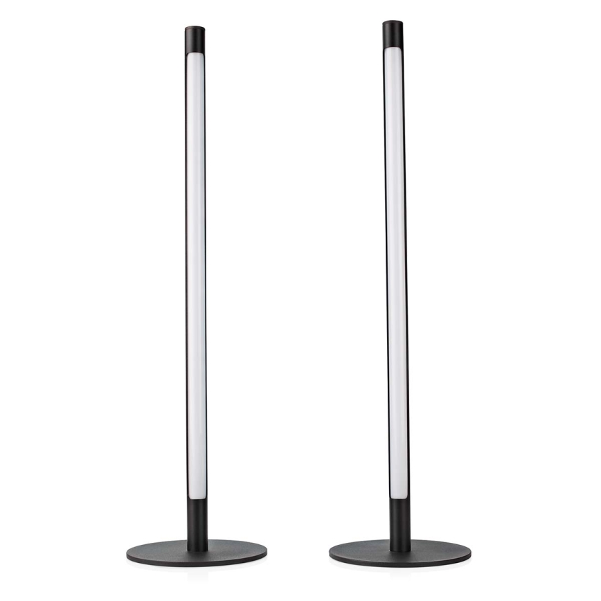 SADA 2x LED RGBIC Stmievateľná stolná lampa SmartLife LED/36W/230V 55 cm 2700-6500K Wi-Fi Tuya + diaľkové ovládanie