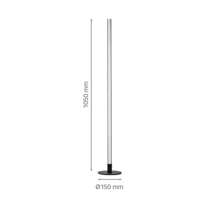 LED RGBIC Stmievateľná stojacia lampa Smartlife LED/10W/230V 100,5 cm 2700-6500K Wi-Fi Tuya + diaľkové ovládanie