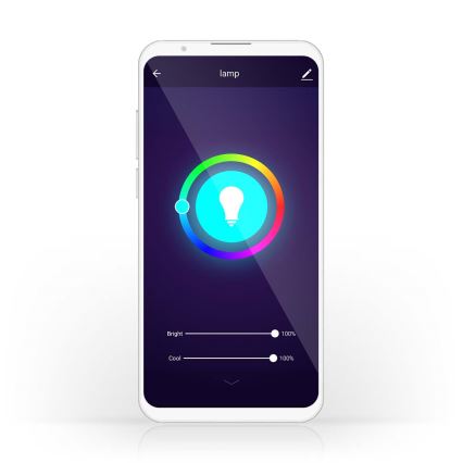 Sada 2× LED RGBW stmievateľných žiaroviek SmartLife E27/9W/230V Wi‑Fi 2700–6500K