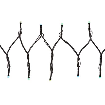 LED RGB Vonkajší reťaz 84xLED/8 funkcií 13m IP65 Wi-Fi Tuya