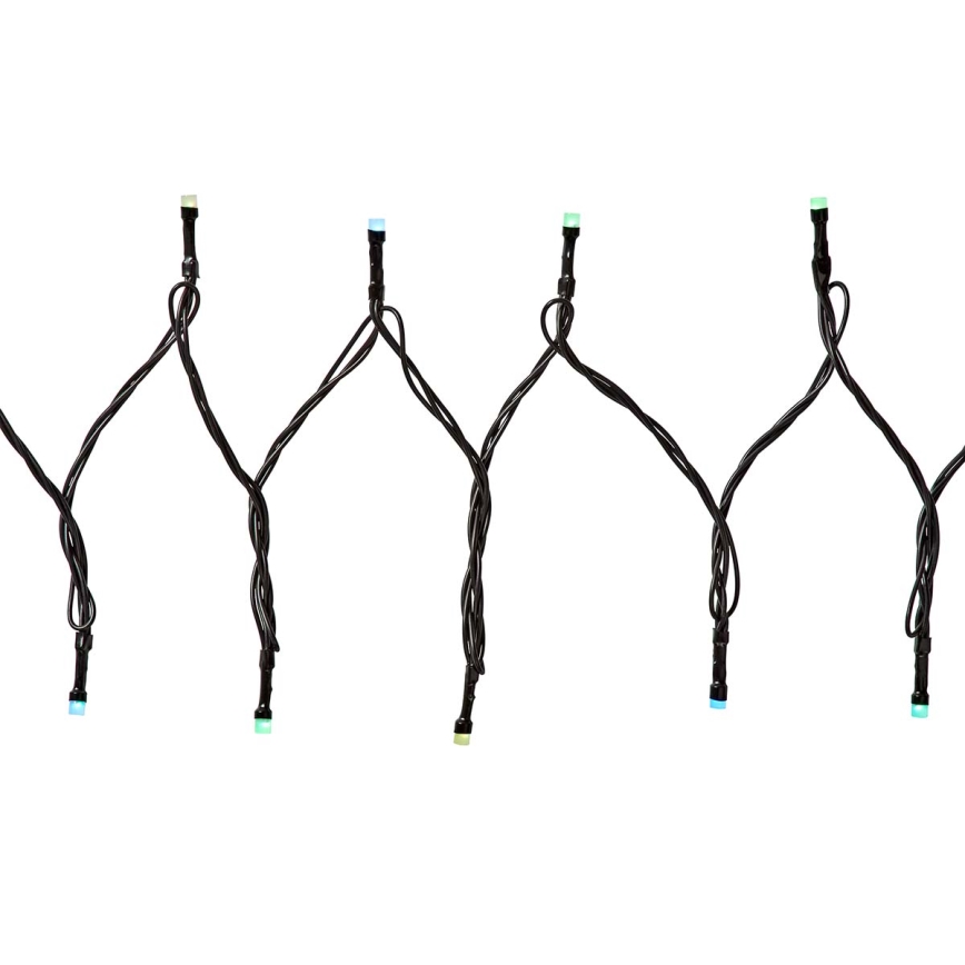 LED RGB Vonkajší reťaz 84xLED/8 funkcií 13m IP65 Wi-Fi Tuya