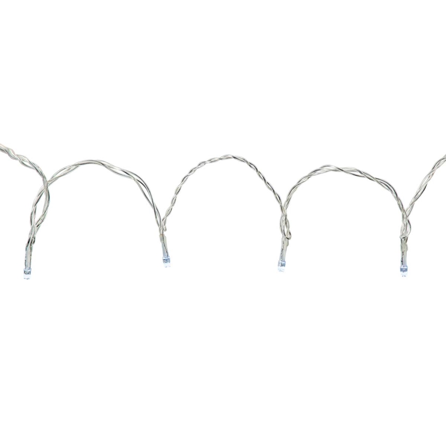 LED vianočný záves 200 LED / 11 funkcií, 6 m, IP65, Wi‑Fi Tuya, teplá až studená biela