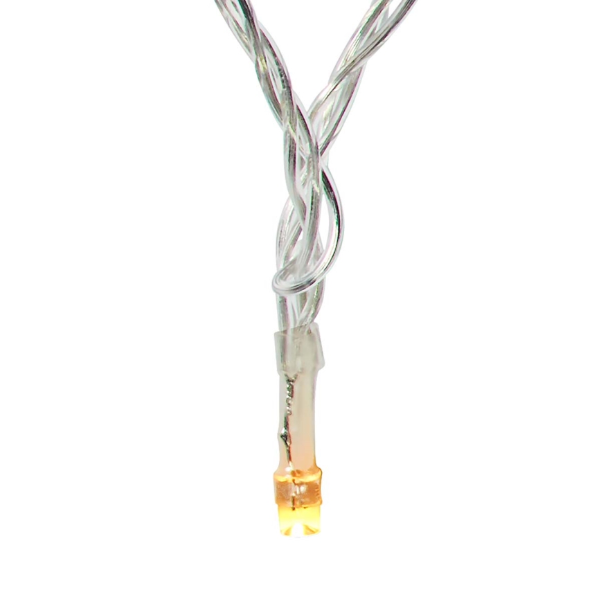 LED vianočný záves 200 LED / 11 funkcií, 6 m, IP65, Wi‑Fi Tuya, teplá až studená biela