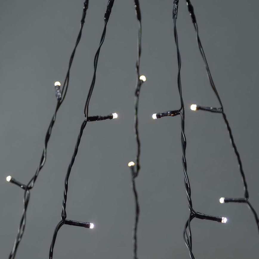 LED Vonkajší vianočný záves 200xLED/8 funkcií 5x4m IP65 Wi-Fi Tuya teplá až studená biela