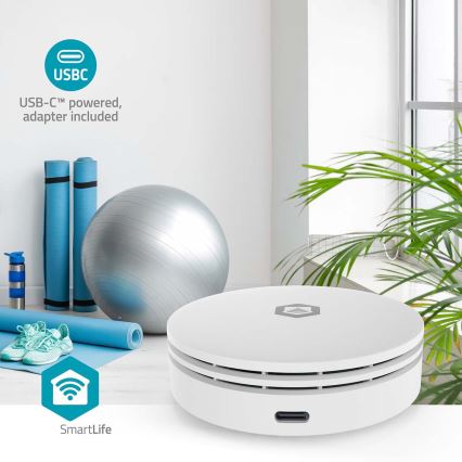 Inteligentný monitor kvality ovzdušia SmartLife Wi-Fi Tuya