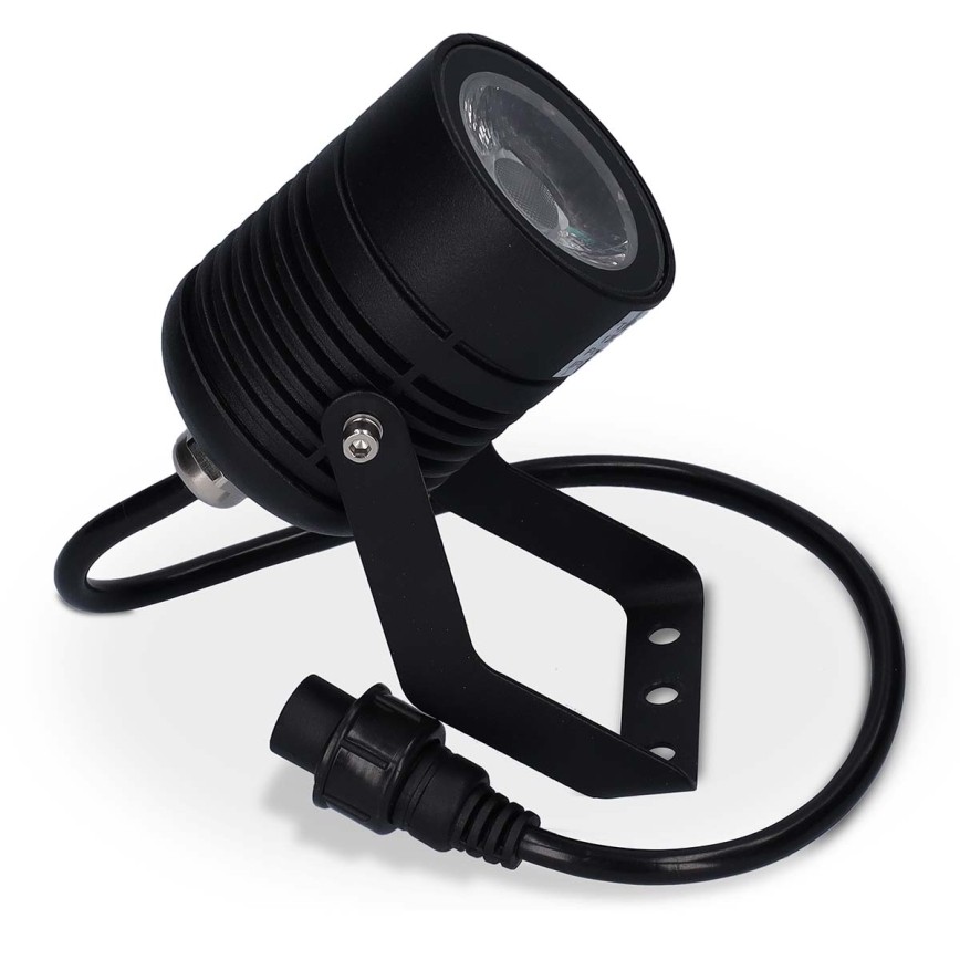 Sada 3x stmievateľných vonkajších LED svietidiel RGBW SmartLife LED/3W/230V IP65 Wi-Fi Tuya čierna