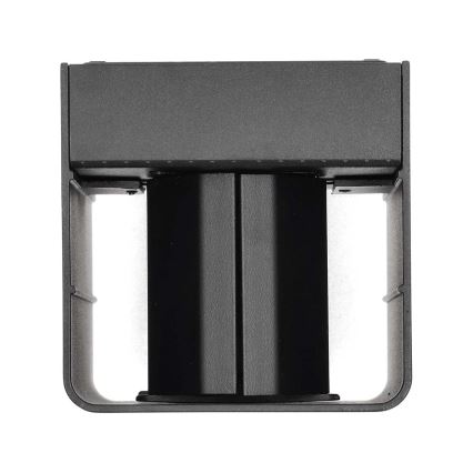 LED RGBW Stmievateľné vonkajšie nástenné svietidlo SmartLife LED/12W/230V IP65 Wi‑Fi Tuya čierna