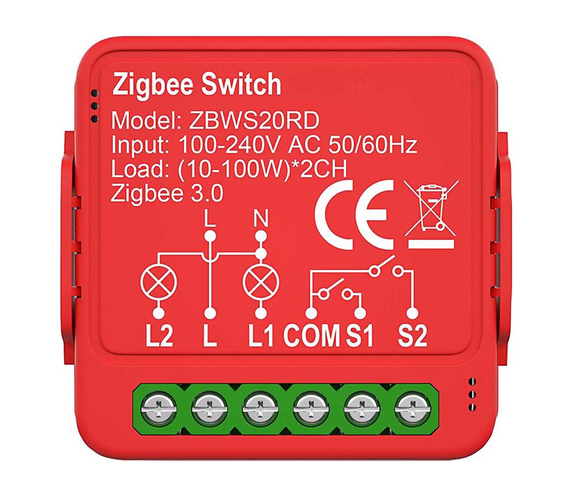 ZBWS20RD - Inteligentný spínač SmartLife 230V ZBWS20RD