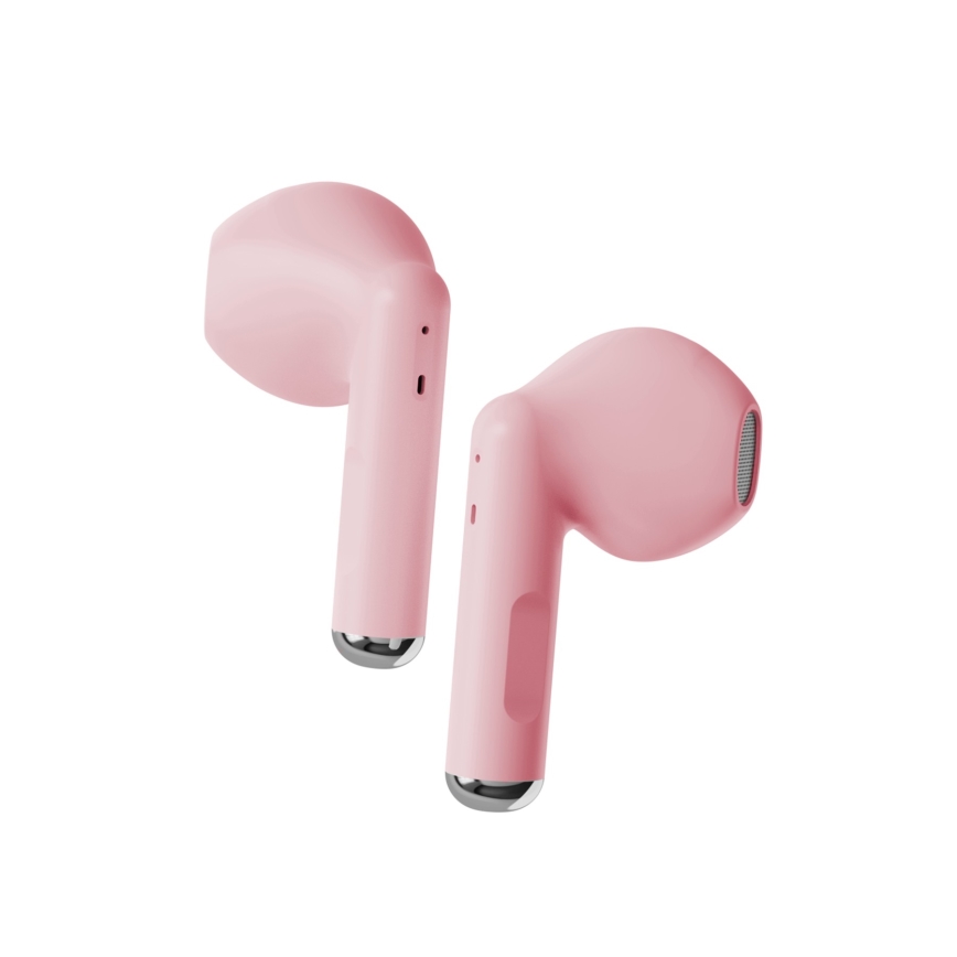 Niceboy Beans 4 - Bezdrôtové slúchadlá 300 mAh + 2x 35 mAh IPX4 ružové