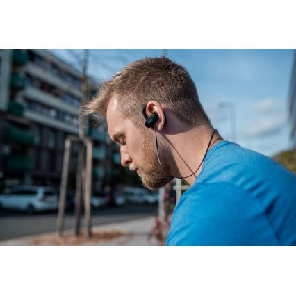 Niceboy HIVE sport 2 - Športové slúchadlá s mikrófonom IPX5 čierna