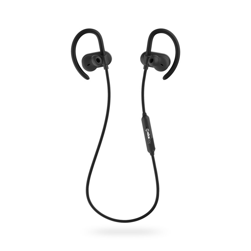 Niceboy HIVE sport 2 - Športové slúchadlá s mikrófonom IPX5 čierna