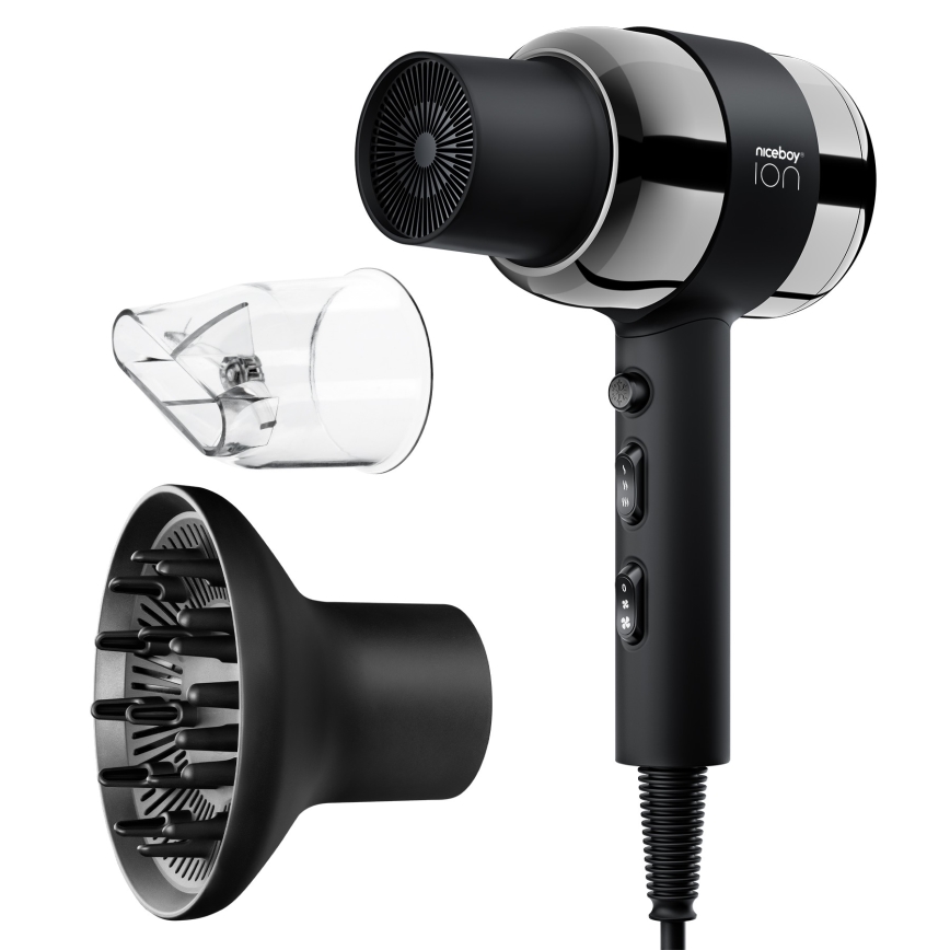Niceboy ION AirSonic PRO - Fén 2200W/230V čierna