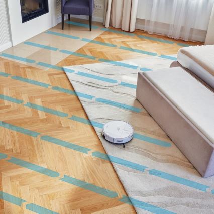 Niceboy ION Charles i4 - Inteligentný robotický vysávač 2v1 4400 mAh Wi-Fi biela + diaľkové ovládanie
