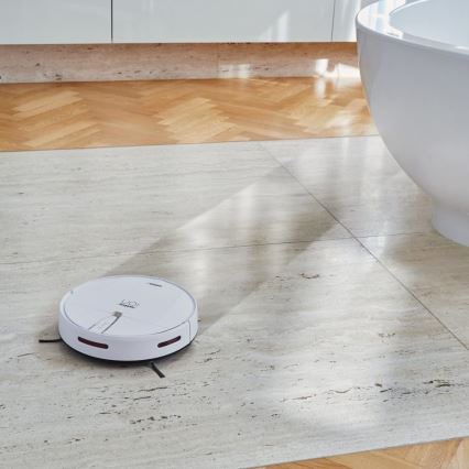 Niceboy ION Charles i4 - Inteligentný robotický vysávač 2v1 4400 mAh Wi-Fi biela + diaľkové ovládanie