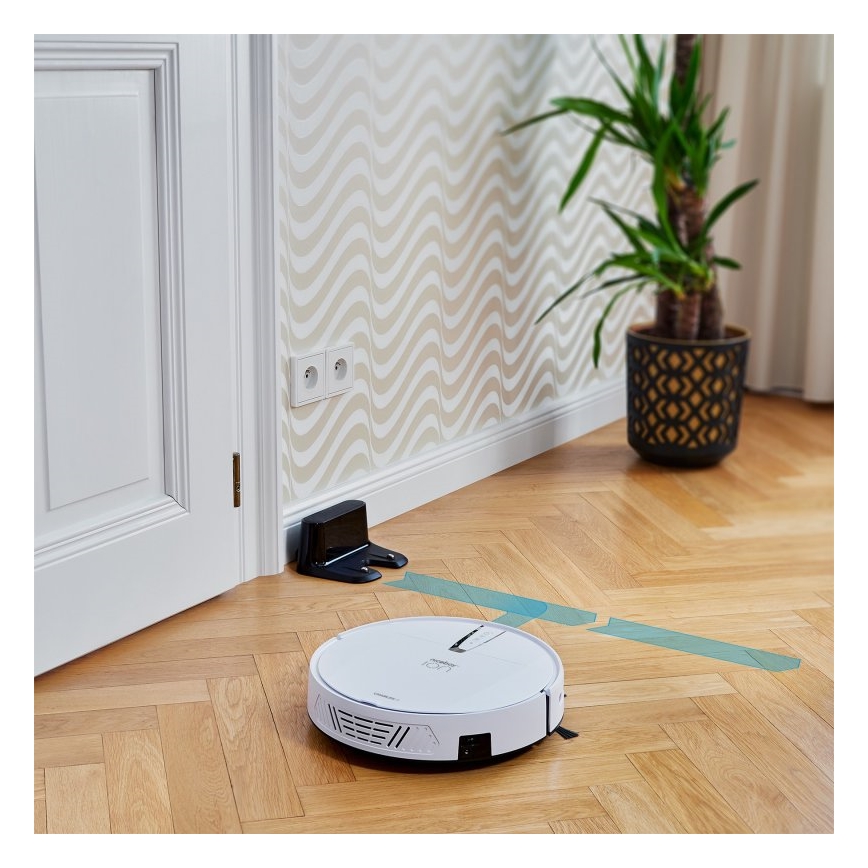 Niceboy ION Charles i4 - Inteligentný robotický vysávač 2v1 4400 mAh Wi-Fi biela + diaľkové ovládanie