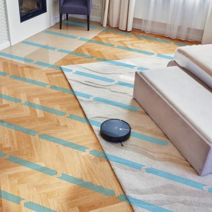 Niceboy ION Charles i4 - Inteligentný robotický vysávač 2v1 4400 mAh Wi-Fi čierna + diaľkové ovládanie